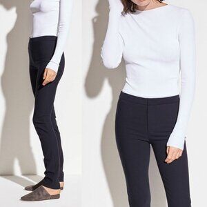 Vince Coin Pocket Trouser Style Navy Leggings Size 0 $295